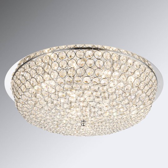 Kristalltaklampa Emilia med LED-lampor