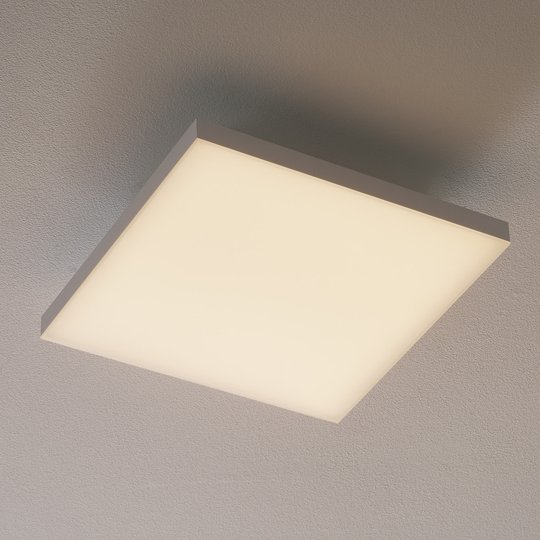 Paul Neuhaus Q-FRAMELESS taklampa RGBW 30 x 30 cm
