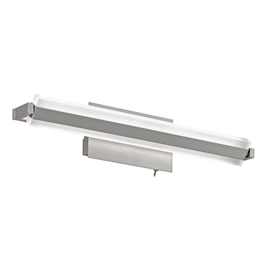 LED-vägglampa Turn med strömbrytare, 46 cm