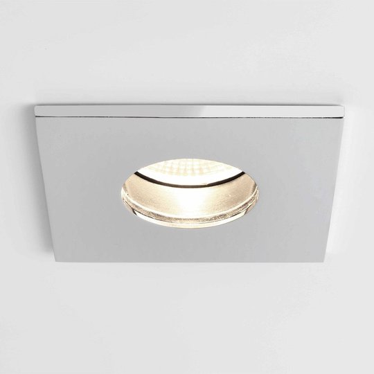 Astro Obscura Square LED-inbyggnadslampa krom