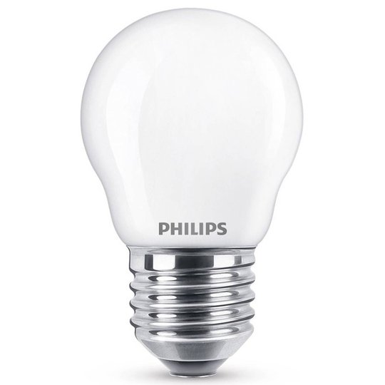 LED-dropplampa E27 2,2W, varmvit, opal