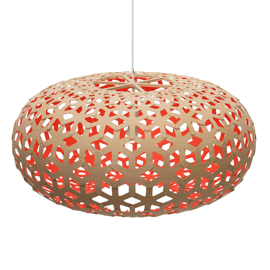 david trubridge Snowflake hänge Ø 80 cm bambu röd