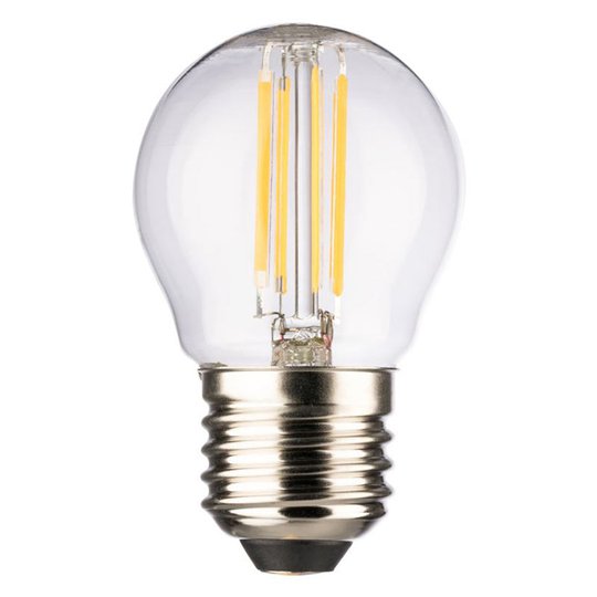 LED-Mini Globe E27 4W varmvit 470 lumen