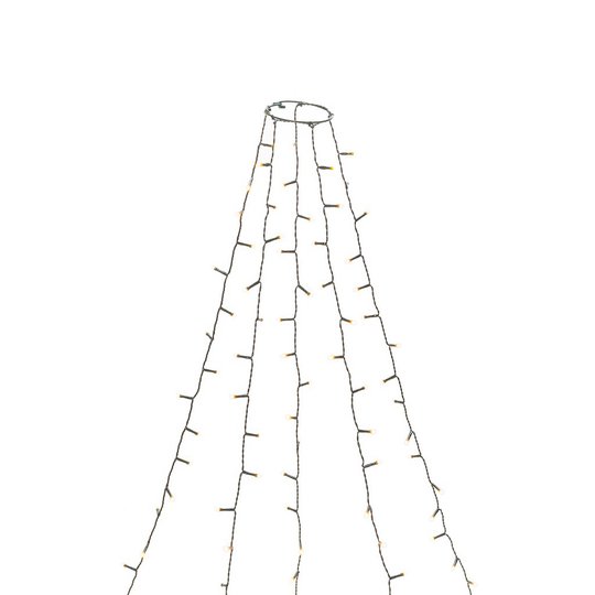 Julgransslinga 180cm LED (app) (Grön)