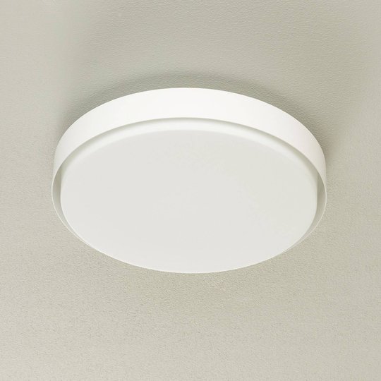 BEGA 34279 LED-taklampa, vit, Ø 42 cm, DALI
