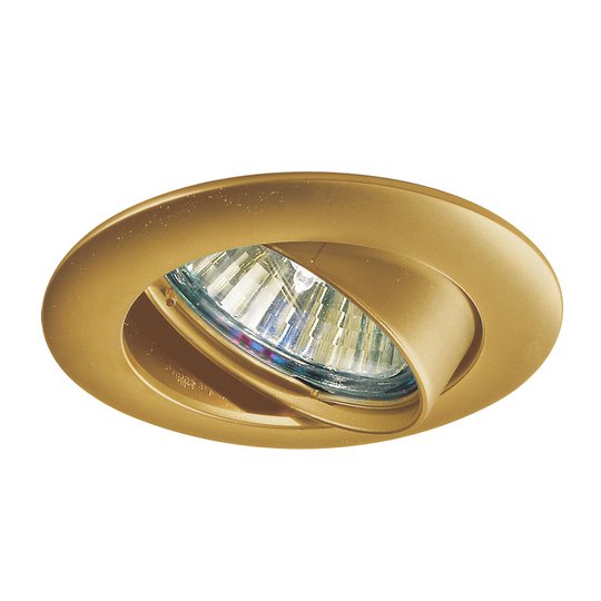 Inbyggnadslampa Rontondo guld