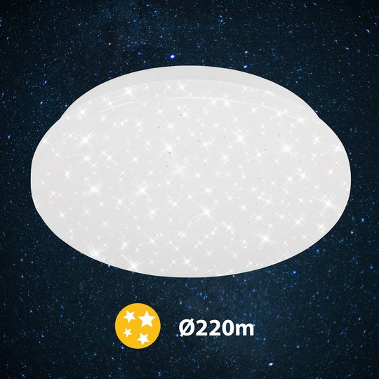 LED-taklampa 3388-016 stjärnhimmel 22 cm