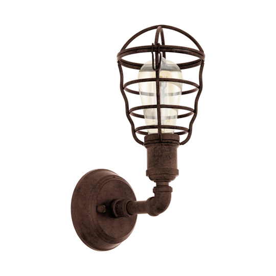 Port seton vägglampa (Beige/brun)