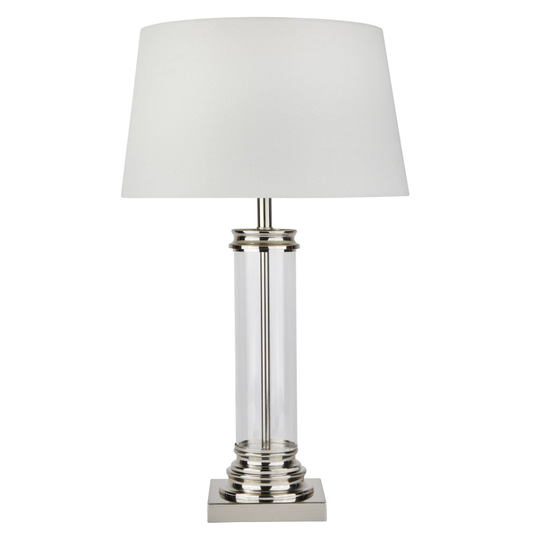 Pedestal bordslampa (Krom)