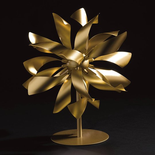 Bordslampa Bloom guldfärg