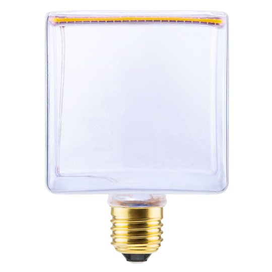 SEGULA LED Floating-Cube 86 E27 8W varmvit klar