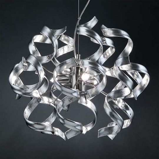 Snygg taklampa SILVER 40 cm Ø
