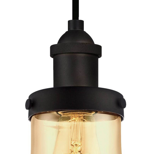 Westinghouse 633 pendellampa, bronserad, tonad