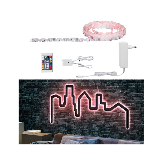 FlexLED 3D Set RGB 500cm (Vit)