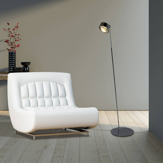 Puk Maxx Floor Mini LED matt/klar, svart matt