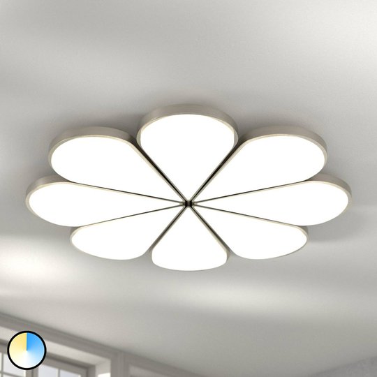 B-Leuchten Flower LED-taklampa CCT Ø 81 cm