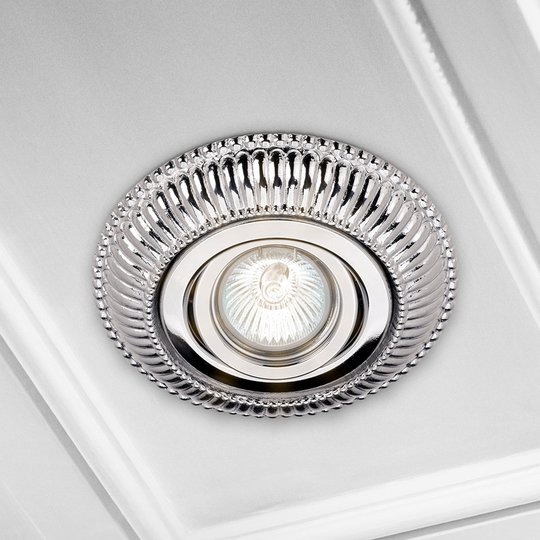 LED-inbyggnadsdownlight Lena, krom