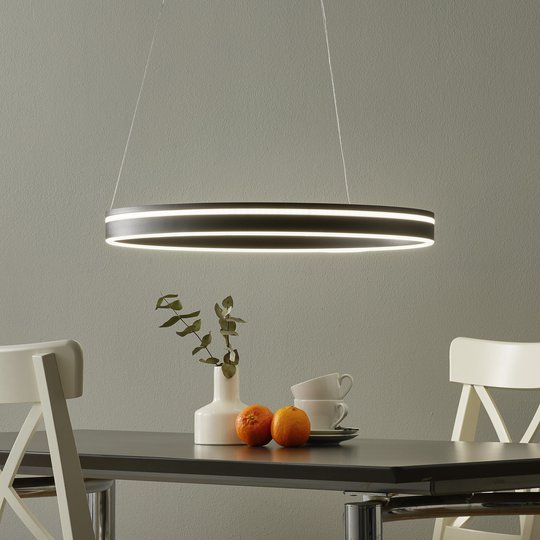 Paul Neuhaus Q-VITO LED-hänglampa 59cm antracit