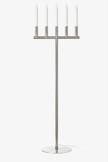 Manhattan golvljusstake (Borstat stål)