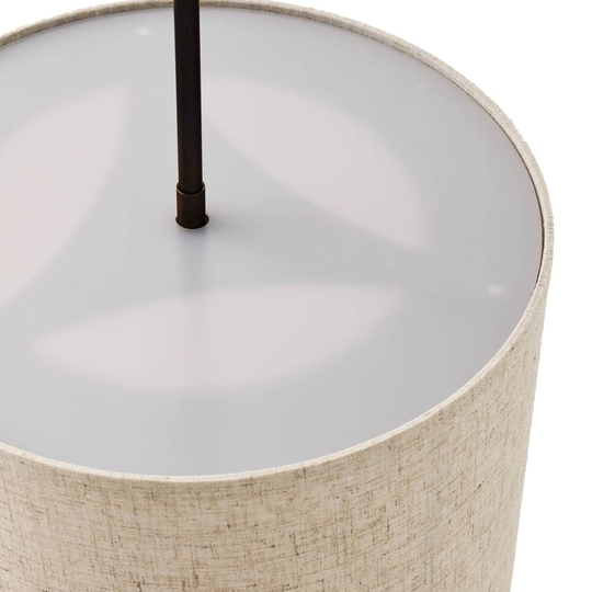 Menu Hashira hänglampa av lin, Ø 30 cm, natur