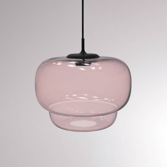 LOUM Canna LED-hänglampa Ø 31 cm rosé