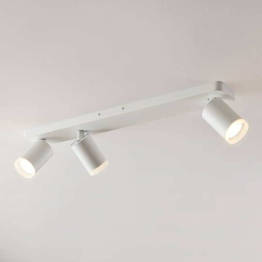 Arcchio Efilius takspotlight, vit, 3 lampor