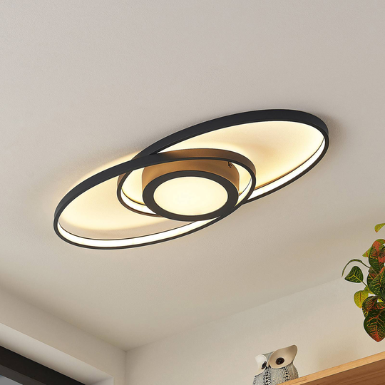Lindby Mariyana LED-taklampa, antracit