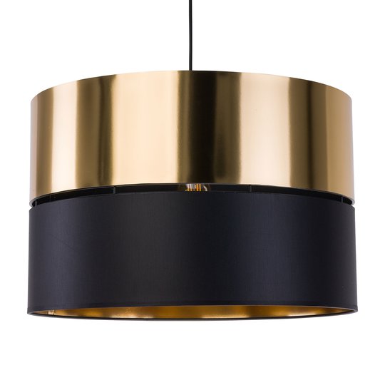 Hänglampa Hilton svart/guld, 1 lampa