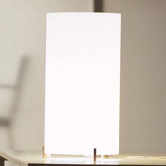 Prandina CPL T1 bordslampa krom, glas opal