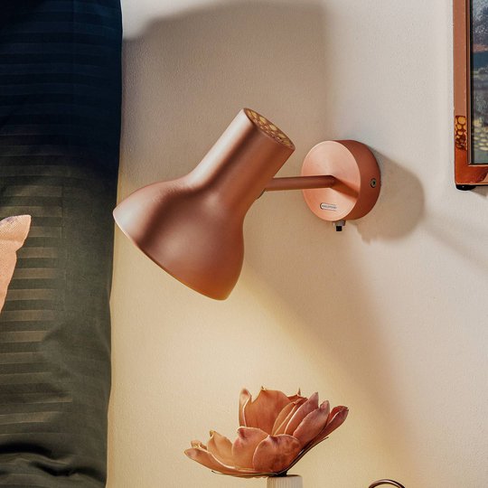 Anglepoise Typ 75 Mini Metallic vägglampa, koppar