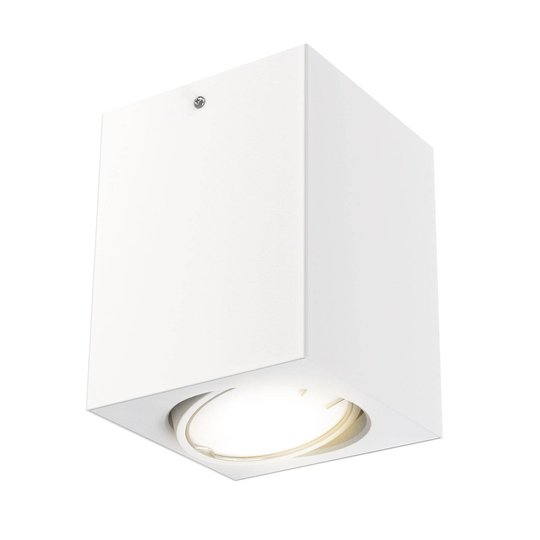 LED-takspotlight 7120 med GU10-LED-lampa, vit