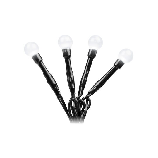 Slinga 80 vita LED (Svart)