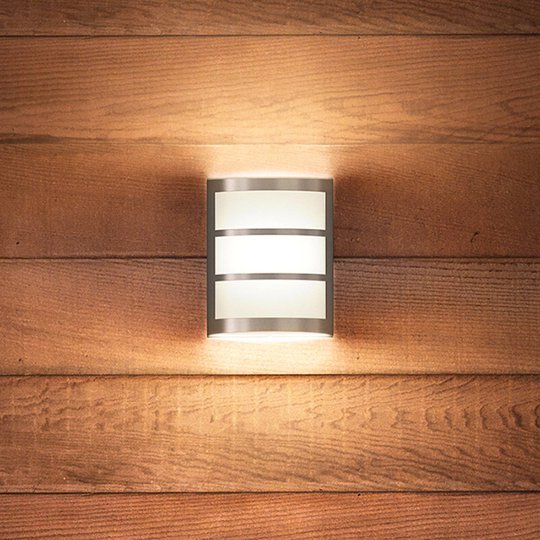 Trendig LED-utomhusvägglampa Python