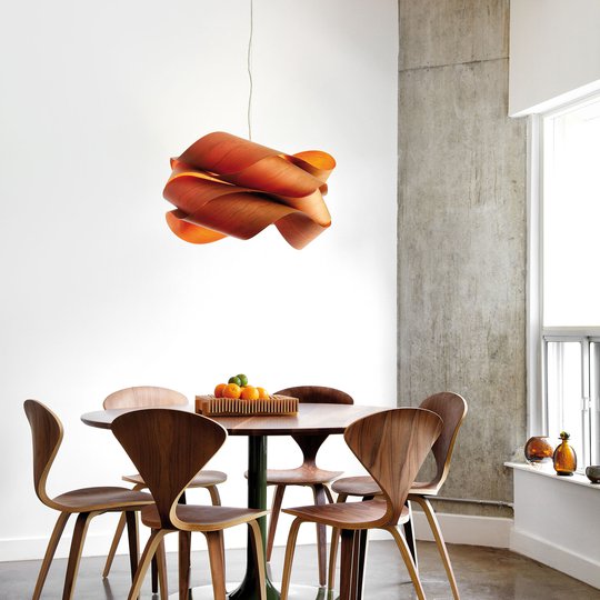 LZF Link hänglampa Ø 46 cm, körsbärsträd natur