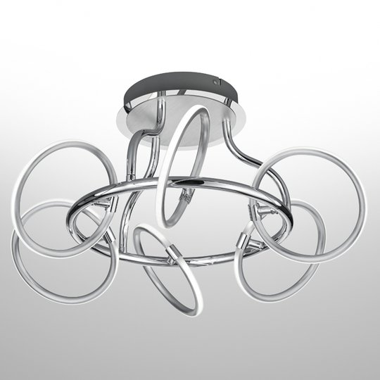 LED-taklampa Olympus med sex ljuskällor