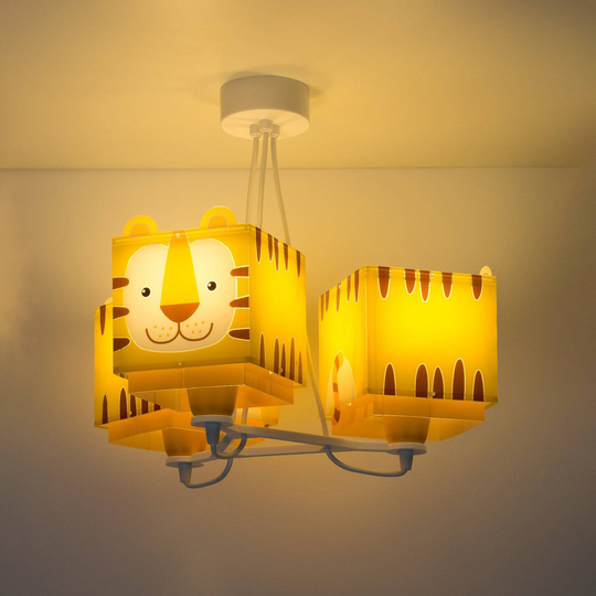 Hänglampa för barnrum Little Tiger, 3 lampa