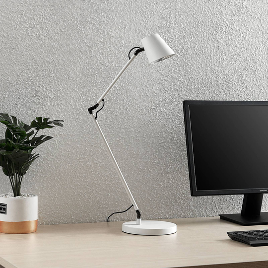 Lucande Tarris LED-bordslampa, vit