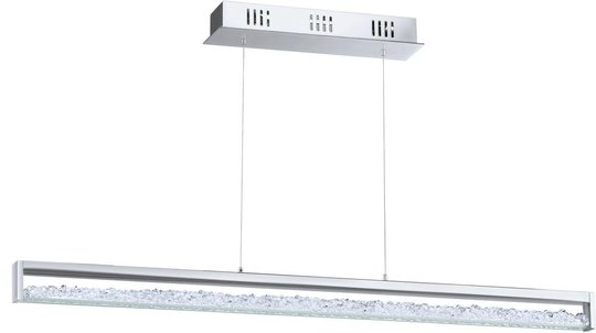 CARDITO 1 LED TAKL. L100 KROM/KRISTALL (Förkromad/blank)