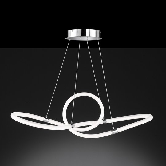 LED-hänglampa Mira fjärrkontroll 92,5 x 30,5 cm