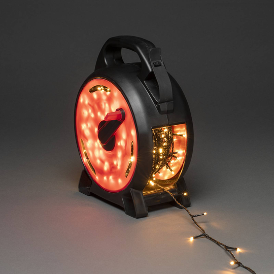 LED-ljusslinga Micro bärnsten 400 lampor 27,93 m
