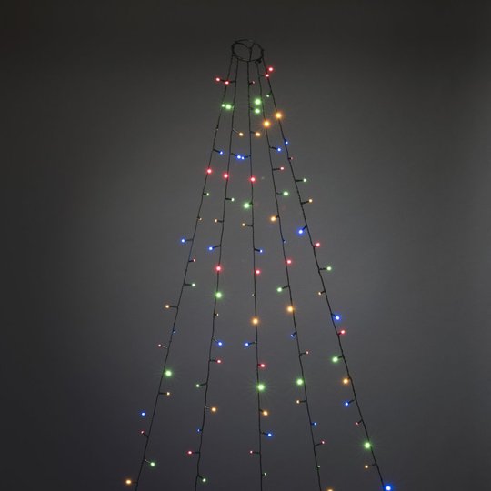 Julgransslinga 180cm LED (multi) (Grön)