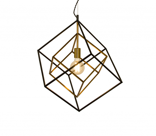 Cubes taklampa (Svart)