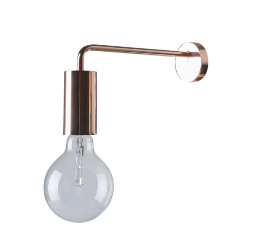 Cool vägglampa (Antikmässing)