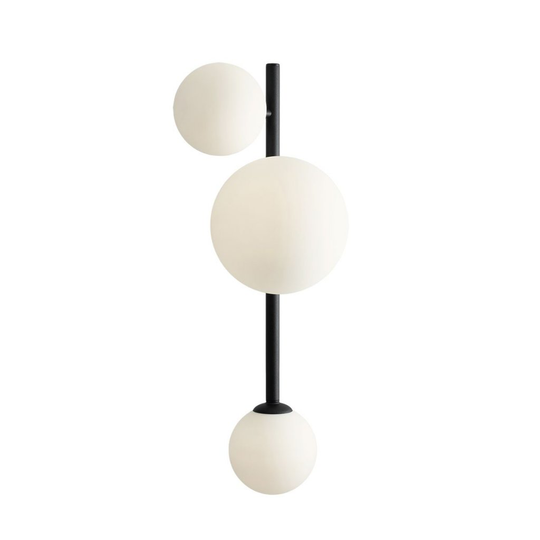 Dione vägglampa (Svart)