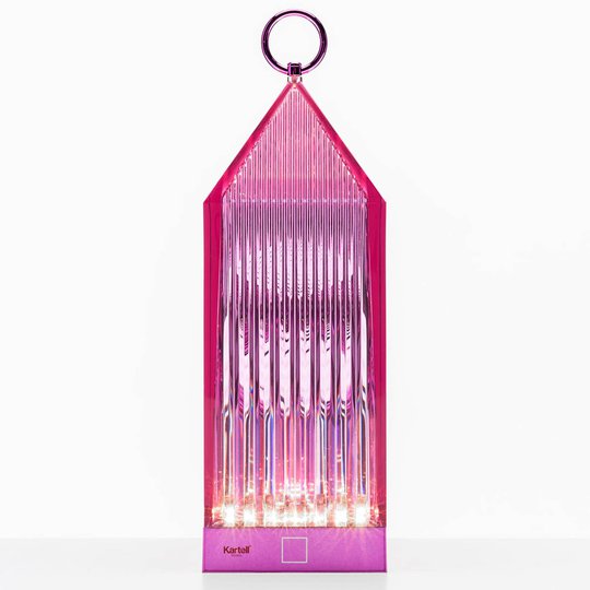 Kartell Lantern LED-bordslampa, lila IP54