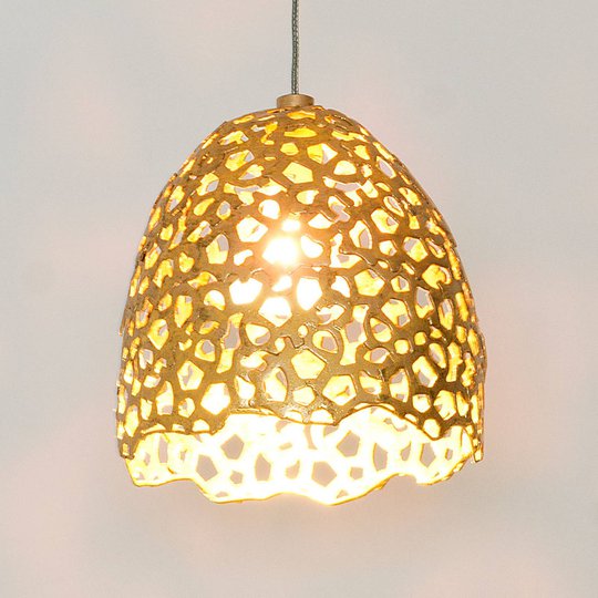 Hänglampa Lily Piccolo, guld