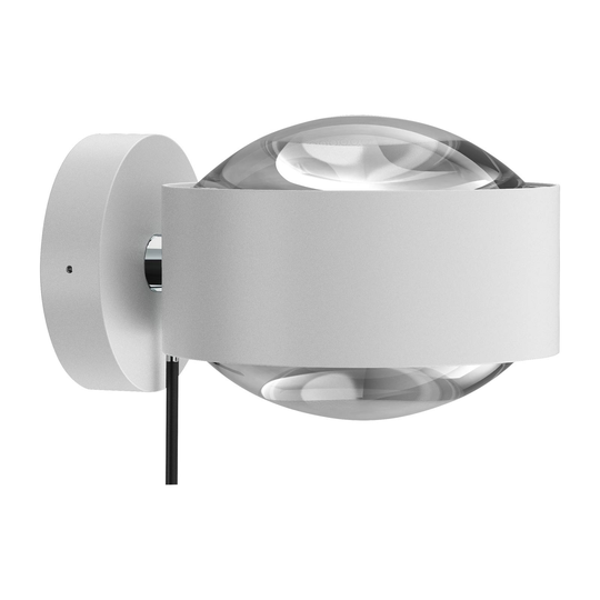 Puk Maxx Wall+ lysdiod, klar, vit matt/krom