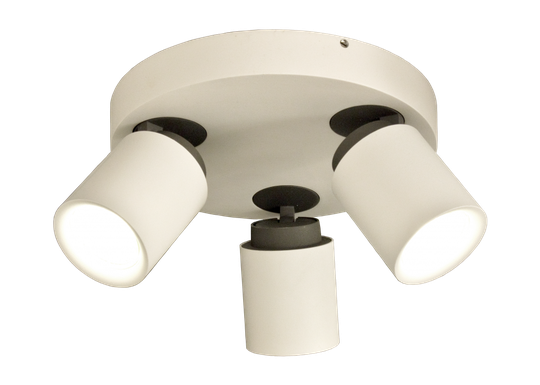 Rollo 3 rund spotlight (Vit)