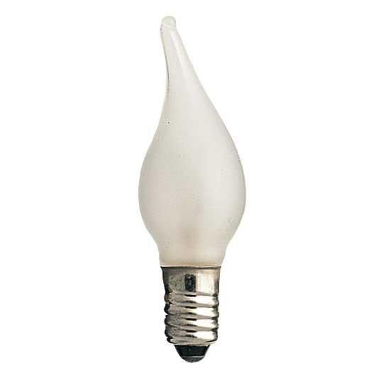 E10 3W 55V Reservlampor 3-pack,stearinljusliknande