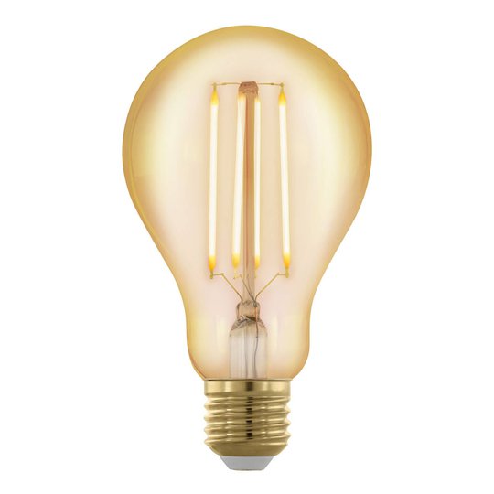 LED E27 A75 4W Filament 1700K guld, dimbar